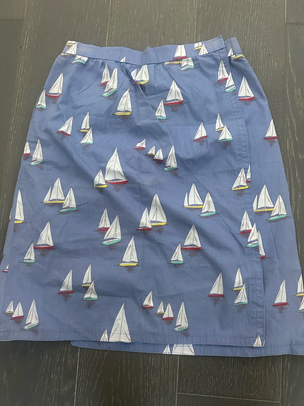 Vintage sailboat skirt